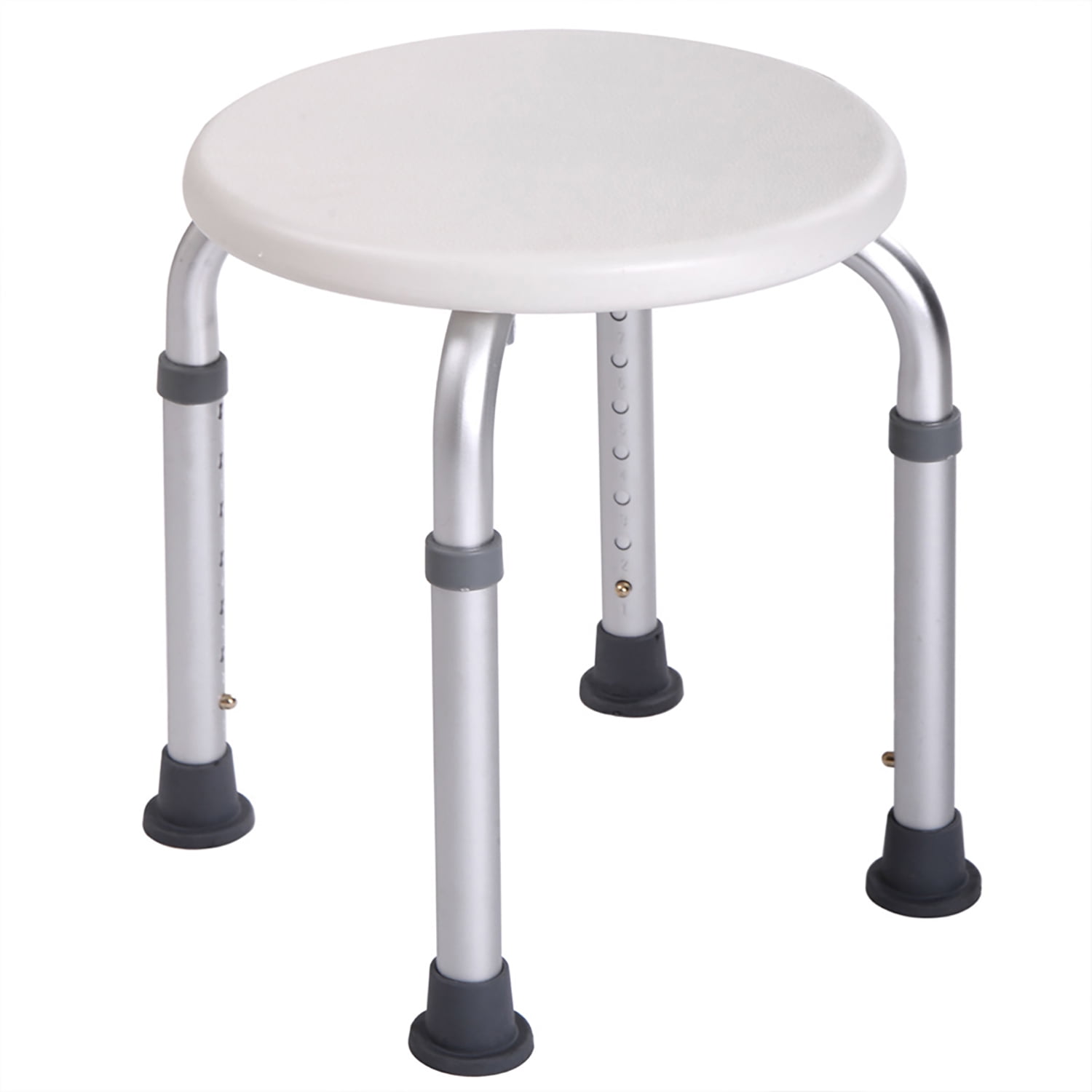 YYAo Shower Stool, Shower Chair Bench with Adjustable Heights and Non-Slip Rubber for Safety and Stability, White YYAo Shower Stool, Shower Chair Bench with Adjustable Heights and Non-Slip Rubber for Safety and Stability, White