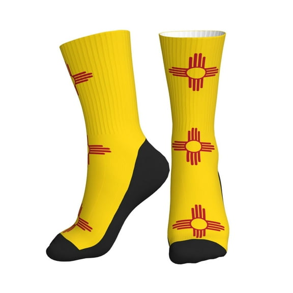 Men Women New Mexico Novelty Soft Funny Dress Crew Socks