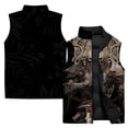 thumbnail image 4 of Chaleco con estampado digital 3D de calavera para hombre, chaleco aislante para hombre, esqueleto, duradero, moderno, moderno, asequible, de alta calidad, cálido, Weste, 4 of 4
