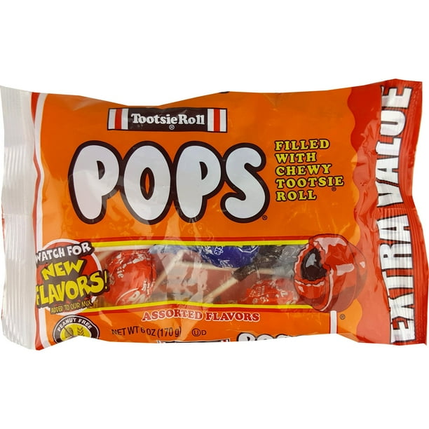 Tootsie Roll Tootsie Pops , Assorted Flavors 6 oz