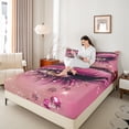 thumbnail image 4 of Castle Fairy Bling Eyelash Girl Full Size Sheets,Sparkling Crystal Bed Sheets, 4 of 7