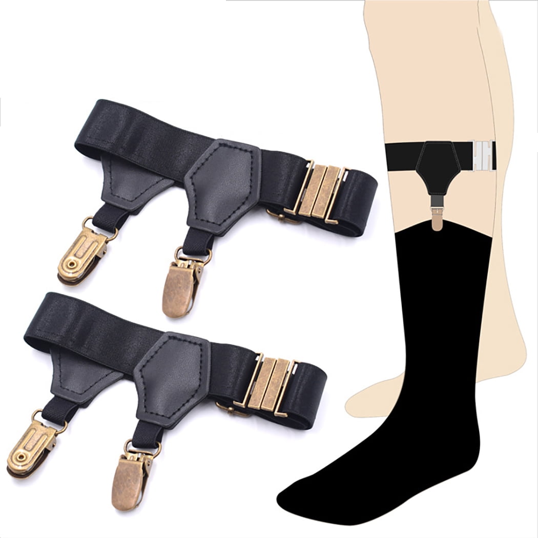 Sock Suspenders Elastic Garter Suspender Sock Garters with Nonslip