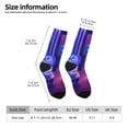 thumbnail image 4 of Lsque inside out 2 Printed Men's Crew Socks, Soft Durable Breathable Moisture-Wicking with Odor Control Cotton socks, 4 of 7