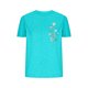 thumbnail image 3 of Fiudx Ofertas Relámpago Moda Mujer Verano Cómodo Cuello Redondo Impresión Manga Corta Tops Blusa Camiseta, 3 of 6