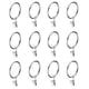 thumbnail image 1 of Gancho de anillo de cortina con clips 12pcs gancho de anillo de cortina con clips con ojal portátil abra la barra de diapositivas anillos de 4.0 mm × 45 mm de plata Magideal Gancho de anillo de cortina con clips, 1 of 7