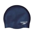 thumbnail image 2 of Speedo Jr. Solid Silicone Swimming Dome Swim Cap - Blue, One-Size Stretch Fit, 2 of 2