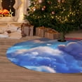 thumbnail image 6 of Sikiie Cloud Cute Rabbit 30-48 inches {designName} Print Christmas Tree Skirt Snowman Xmas Tree Skirt with Edge Christmas Decorations for Holiday Party36", 6 of 7