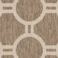 thumbnail image 2 of Safavieh Courtyard 5'3" X 7'7" Power Loomed Rug in Brown and Bone, 2 of 3