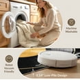thumbnail image 5 of ODIKA 9'x12' Washable Area Rug Non-Shedding, Easy Care Vintage Turntable Record With Golden Center Label Soundwave Design for Master Suite, California King, Under Bed, 5 of 7