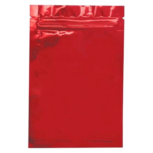 100 Pieces Foil Pack Bag Home which has Leakproof Sealing Cosmetic Powder Package Bags Wrapping Accessory Holding Pouch Red 18x26cm