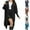 Black, variant on Women Cardigan Sweater Long Loose and Lazy Style Sweater With Double Pockets And Lantern Sleeves Cardigan Sweater