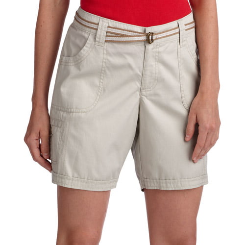 white stag denim shorts