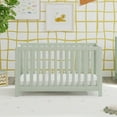 thumbnail image 3 of Carter's by daVinci Colby GROW 6-in-1 Convertible Bassinet to Crib, Light Sage, 3 of 9