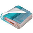 thumbnail image 2 of Salouo Pink Float Ring On Beach Print Bed Blankets,Flannel Blanket Comfortable Air Conditioning Blanket Lightweight Blanket for Sofa Bed Travel & Couch -60"x50", 2 of 8