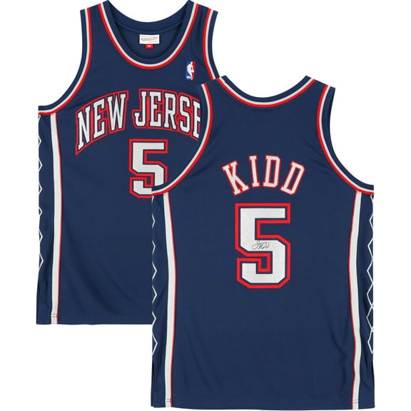 Jason Kidd New Jersey Nets Autographed Navy Mitchell & Ness 2006-2007 Authentic Jersey - Fanatics Authentic Certified
