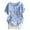 Blue, variant on Womens Tee Shirts Casual Loose Button Print Boho Tanic Shirt Blouse Tops Plus Size Tops for Women