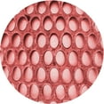thumbnail image 1 of Ahgly Company Tapis Rond Lavable en Machine Intérieur Transitionnel Rose Corail Clair, 7 Pieds Rond, 1 of 7