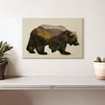 thumbnail image 2 of Elephant Stock North American Brown Bear Wall Art - Horizontal Canvas Wall Art - Living Room Wall Decor - Animal Canvas - Brown And Green Decor By Davies Babies - 12" x 8", 2 of 8