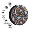 thumbnail image 5 of Gaeub Forest Cute Owl 14-17in Tire Cover, Spare Tire Cover, for Camper Caravan, Trailer, Car, Truck, SUV, Jeep - 15 inch, 5 of 9