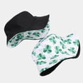 thumbnail image 3 of YooGuoGuo Unisgen St Patrick's Day Lucky Clover Fisherman Hat Double-Sided Strap hat Spring Sun hat Sun hat Outdoor hat, 3 of 6