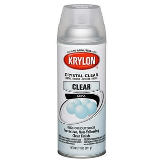 Krylon K01303007 Acrylic Spray Paint Crystal Clear in 11-Ounce Aerosol 