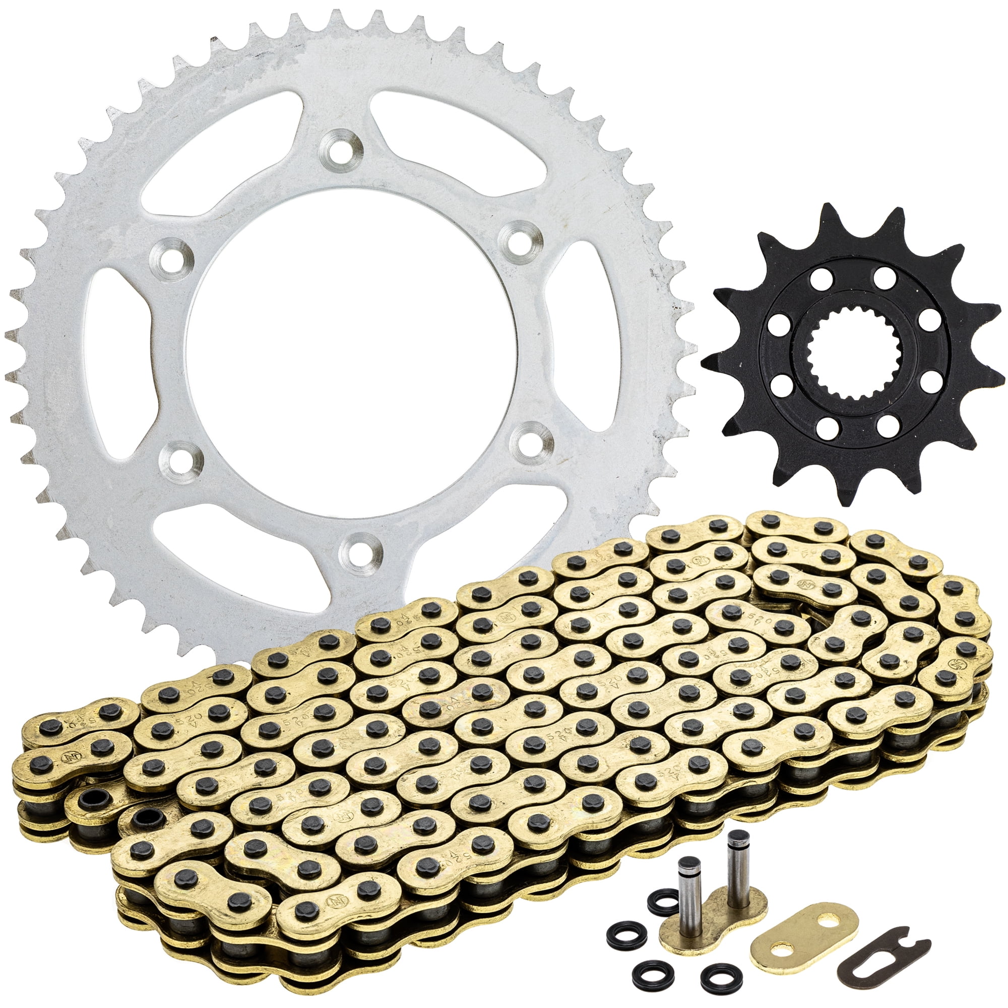 Niche Sprocket Chain Set for Honda CRF250R 13/51 Tooth 520 X-Ring Motorcycle MK1005044