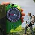 thumbnail image 3 of Visland Multifunctional Orienteering Compass with Lanyard High Accurate Compact Size Portable Magnifying Glass Professional Compass Camping Gear, 3 of 7
