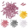 thumbnail image 3 of GUOOL 50 White Wooden Clips For Photo Clips Clothespin Craft Decoration Clips Pegs, 3 of 9