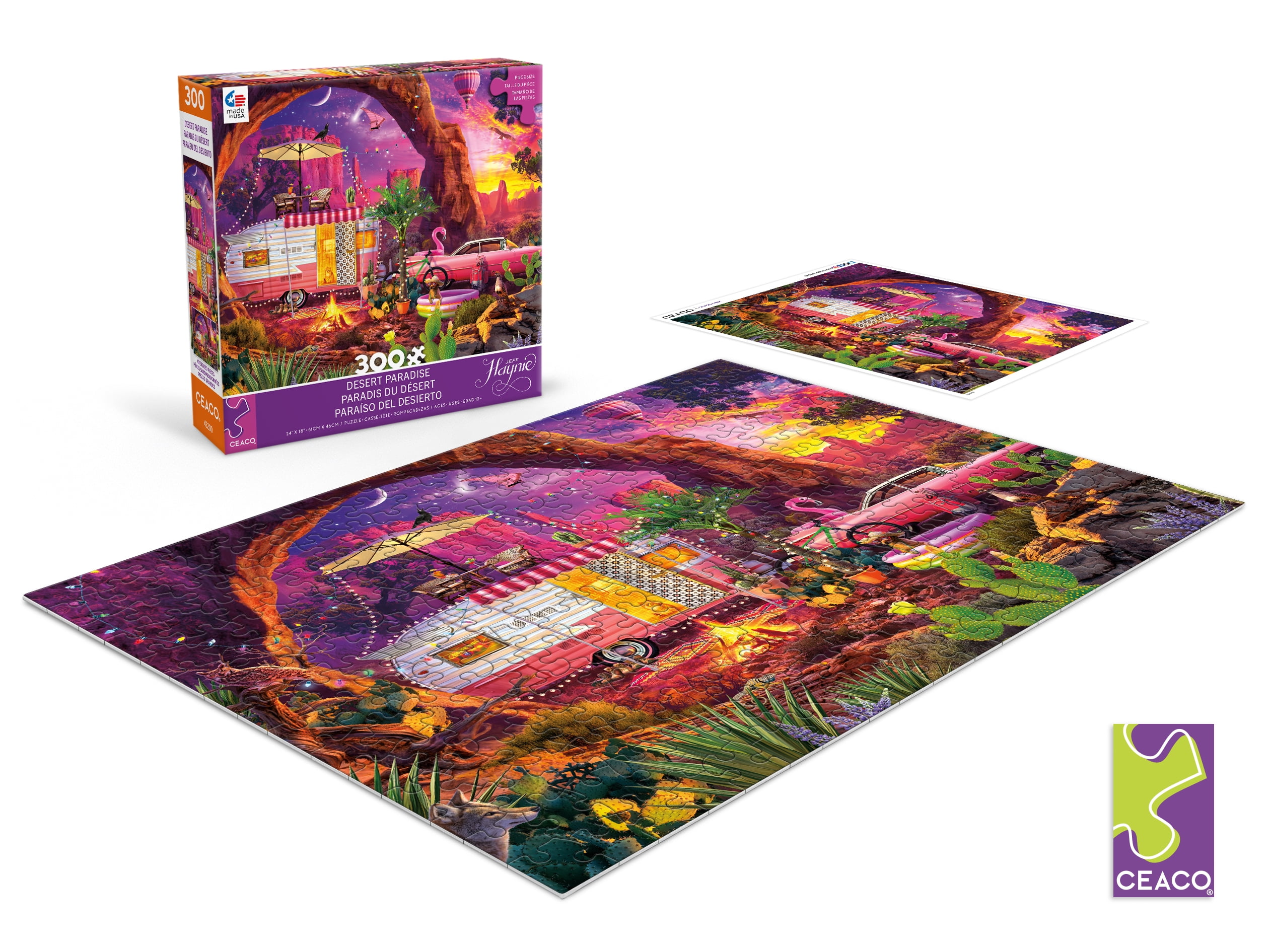 Ceaco Desert Paradise 300 Piece Interlocking Jigsaw Puzzle