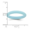 thumbnail image 2 of Silicone Blue 3mm Round Band Size 6 Ring for Women and Men, 2 of 2