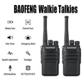 thumbnail image 4 of Baofeng 2 piezas BF-V8 Walkie Talkie Range Mini Radios bidireccionales Cargador tipo C Camping para niños Regalo de cumpleaños Juguetes para niños, 4 of 5