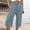 Navy, variant on ICQOVD Women Pants Women's Loose Wide Leg Pants High Waist Straight Pants Casual Pants Rollbacks Navy