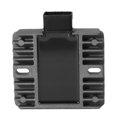 thumbnail image 3 of Tignapoo Régulateur de Tension Haute Performance pour Kawasaki KRF 750 Teryx & Autres Modèles, Efficacité de Refroidissement et de Charge Améliorée, Installation Facile Plug-and-Play, Design en Métal Noir, 93x79mm, 3 of 4