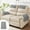 Gray, variant on Sofa Armrest Cushion, Recliner Headrest Protector, Sofa Armrest Covers with Side Pockets, Scratch Resistive(62x15.7in)