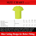thumbnail image 2 of Gildan Men’s Heavy Cotton Pocket T-Shirt, Hi Vis Classic Arts & Crafts Safety Green Tee, Size S, 2 of 5