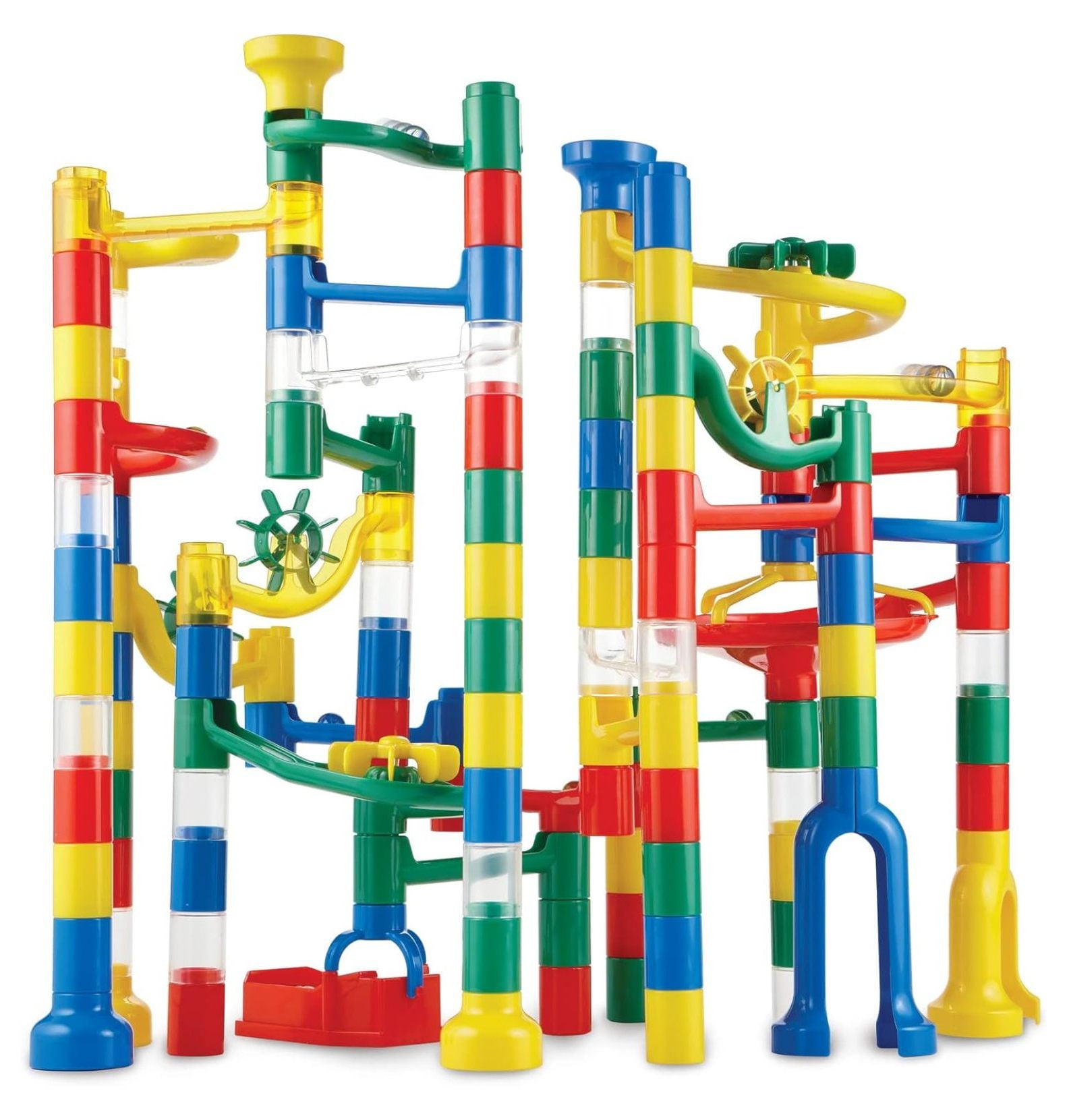 FAO Schwarz Kids Activity Toy 321pc Marble Run Kit, Design Your