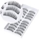 thumbnail image 5 of 10 pares de pestañas postizas largas maquillaje pestañas postizas negras naturales (108) Ndcxsfigh Cuidado Belleza, 5 of 9