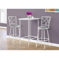 thumbnail image 1 of 24 x 36 in. White Top & Metal Spacesaver Home Bar, 1 of 1