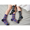 thumbnail image 3 of Men's Colorful Dress Socks - Fun Patterned Funky Crew Socks For Men - 12 Pack, 3 of 5