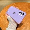 thumbnail image 2 of Compatible with Samsung Galaxy A13 4G Case,Love Heart Pattern Design Soft TPU Shockproof Protective Case Bling Sparkly Glitter Cover for Samsung Galaxy A13 4G-Purple, 2 of 7