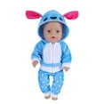 thumbnail image 2 of AmaMary Reborn Doll Clothes Set Light Blue Dog-Style Hoodie and Pants 3 Piece Soft Cotton Outfit 16-18 Inch, 2 of 6