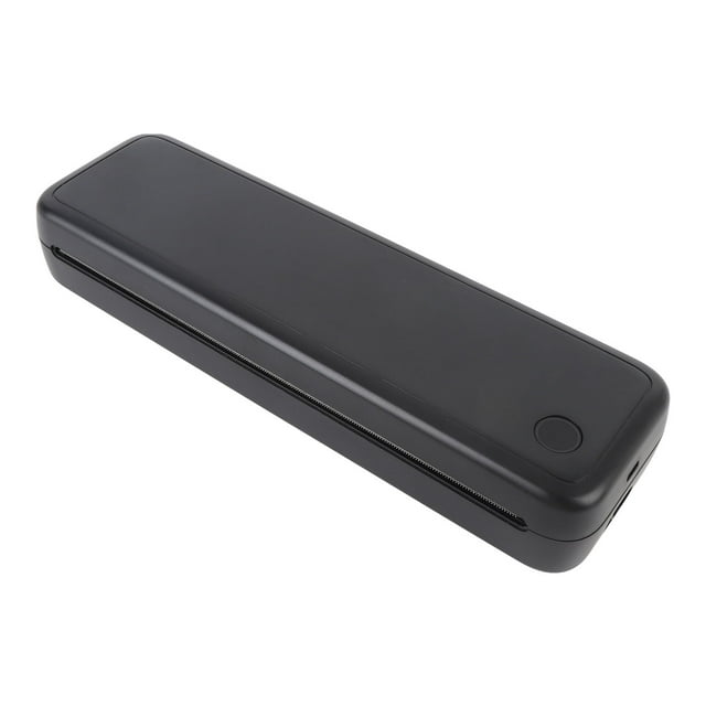 Inkless Mobile Printer, Portable Travel Thermal Printer A4 with 1 Roll Paper for Travel Use
