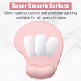 thumbnail image 4 of RUseeN Ergonomic Mouse Pad with Gel Wrist Rest, Comfortable Mousepad with Smooth Wrist Support Surface and Non-Slip PU Base, Computer, Laptop, Office & Home, Pink, 4 of 7