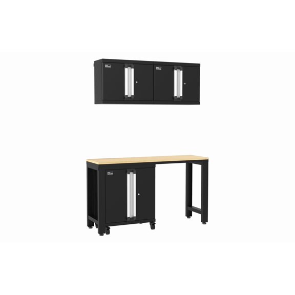 Closetmaid 1086040 Progarage 4 Piece Steel Garage Workshop Storage Cabinet And Workbench