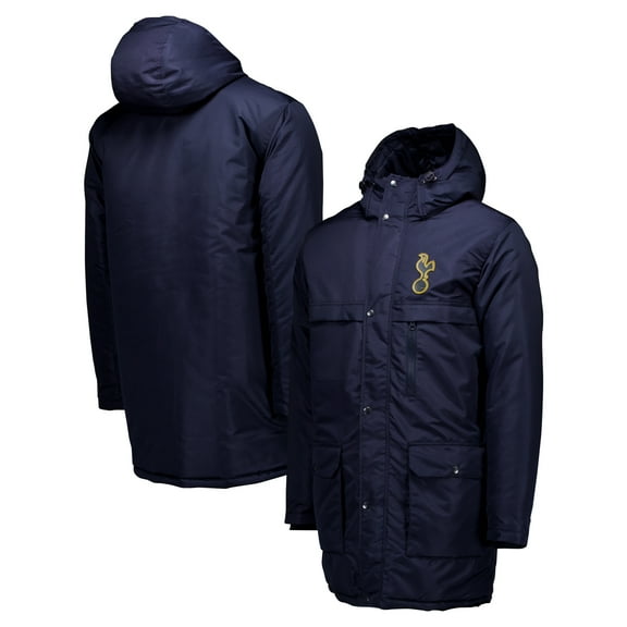 Men's Navy Tottenham Hotspur Winter Field Park Full-Zip Hoodie Jacket