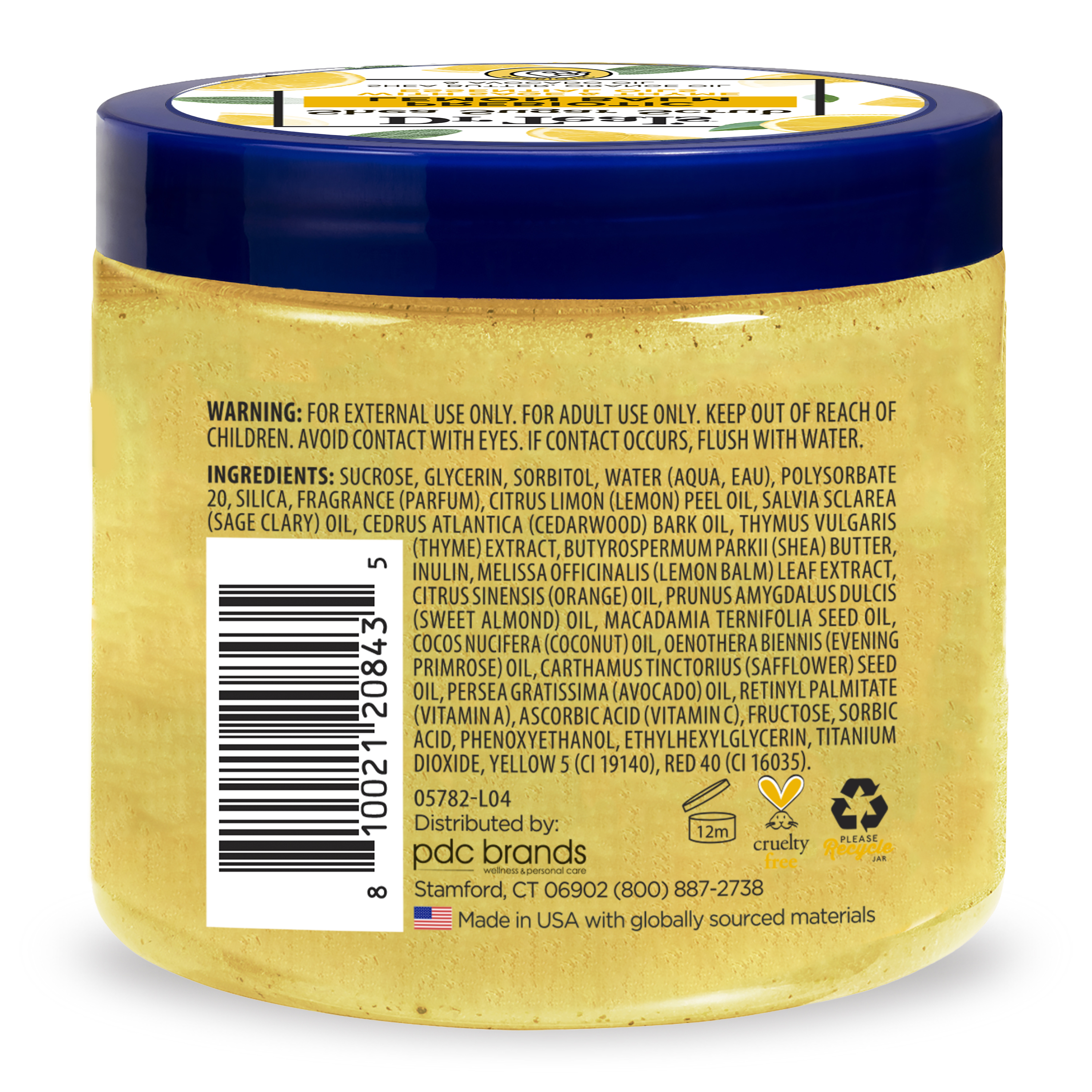 Dr Teal's Shea Sugar Body Scrub With Lemon Balm, 19 oz photo 8
