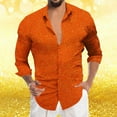 thumbnail image 4 of Men's Button-Down Shirts Men's Novelty Shirts Carnival Holiday Theme Shirt Button Down Shirts Big and Tall Dress Shirts Nightclub Prom Top Button Down Dress Shirt, 4 of 4