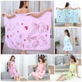 thumbnail image 2 of Naierhg Women Bath Towel Wrap Shower Towel Ultra-Soft Super Absorbent Quick-drying Friendly to Skin Shower Towel Wrap Light Yellow, 2 of 8