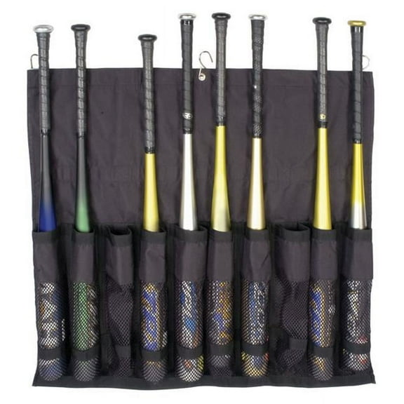 Champion Sports  Deluxe Hanging Team Bat Bag, Black