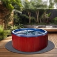 thumbnail image 6 of 72 Inch Extra Large Hot Tub Pad Inflatable Hot Tub Mat Outdoor Indoor Ground, 6 of 17